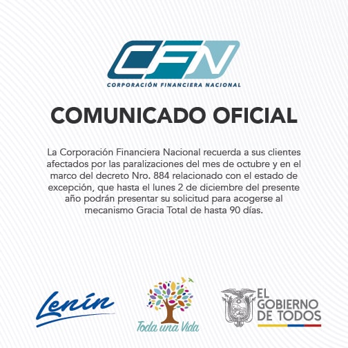 COMUNICADO OFICIAL: GRACIA TOTAL