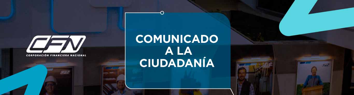 COMUNICADO A LA CIUDADANÍA
