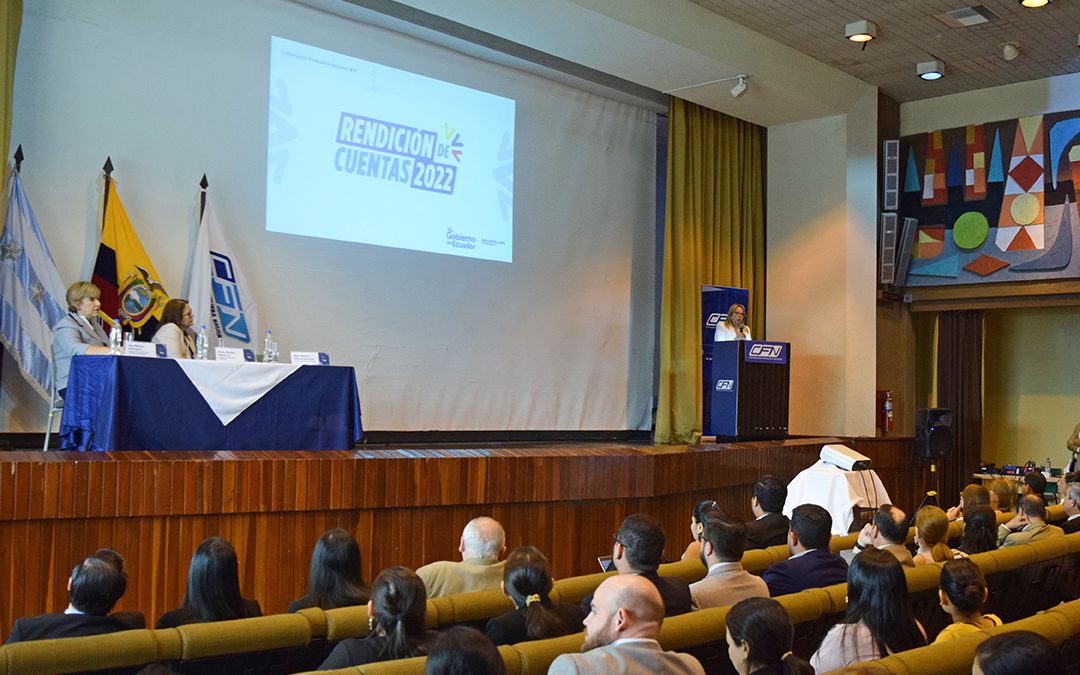 La Corporación Financiera Nacional B.P. presentó los resultados de gestión del año 2022