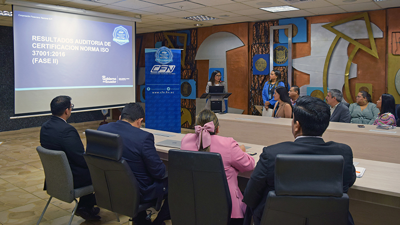 LA CFN B.P. OBTIENE CERTIFICACIÓN ISO 37001 SISTEMA ANTISOBORNO