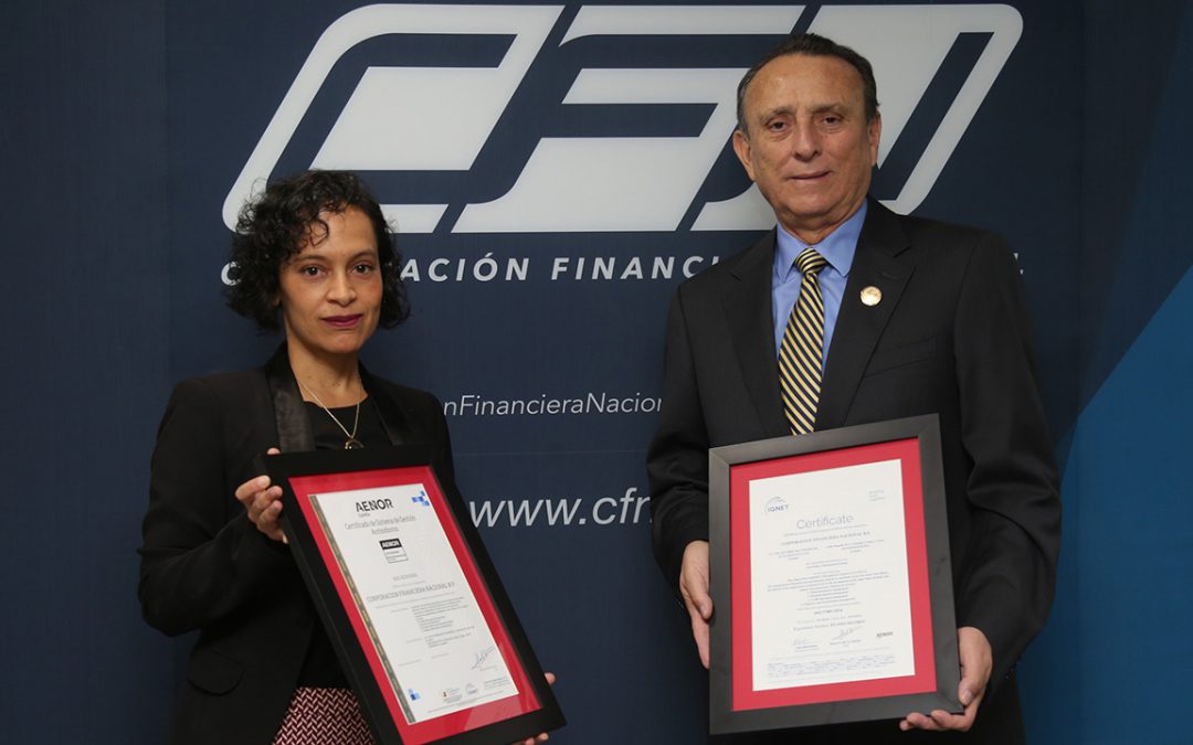 CFN RECIBE CERTIFICACIÓN ISO 37001 SISTEMA ANTISOBORNO