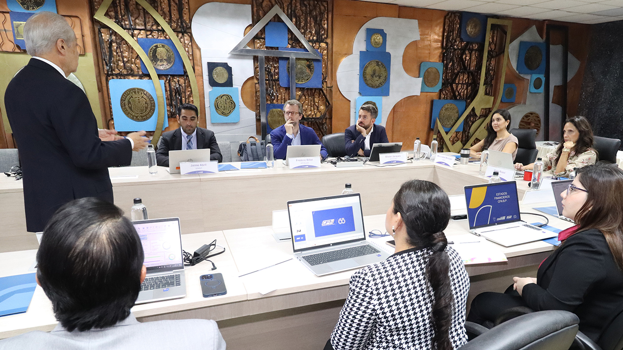 Hoy las máximas autoridades y un equipo técnico de la Corporación Financiera Nacional (CFN) llevaron a cabo