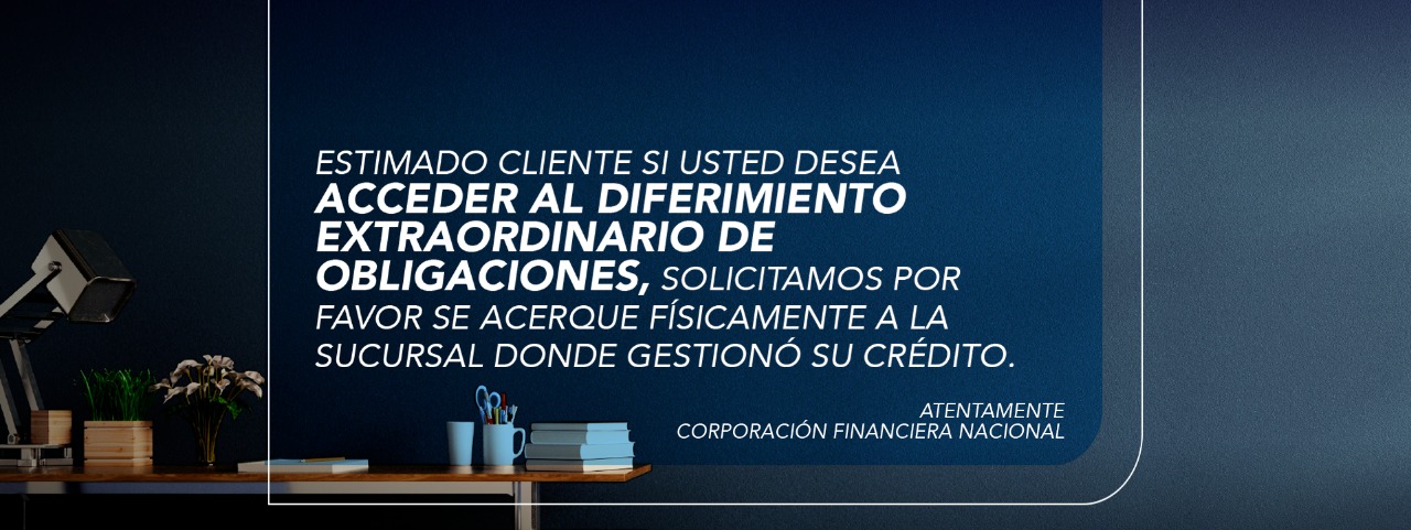 Diferimiento extraordinario de obligaciones